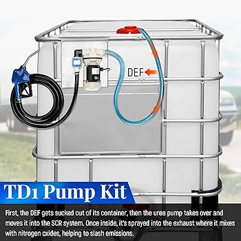 2025 Upgraded DEF Transfer Pump Kit, 10 GPM (40 LPM) 110V AC
